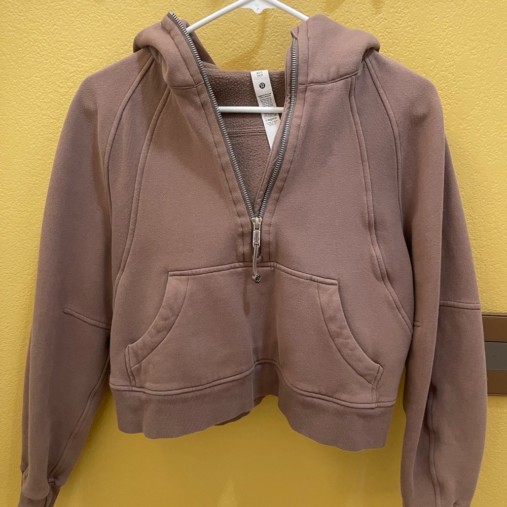 lululemon athletica Cropped Half-Zip Scuba Hoodie XS/S